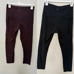 Zyia active cropped legging bundle size medium